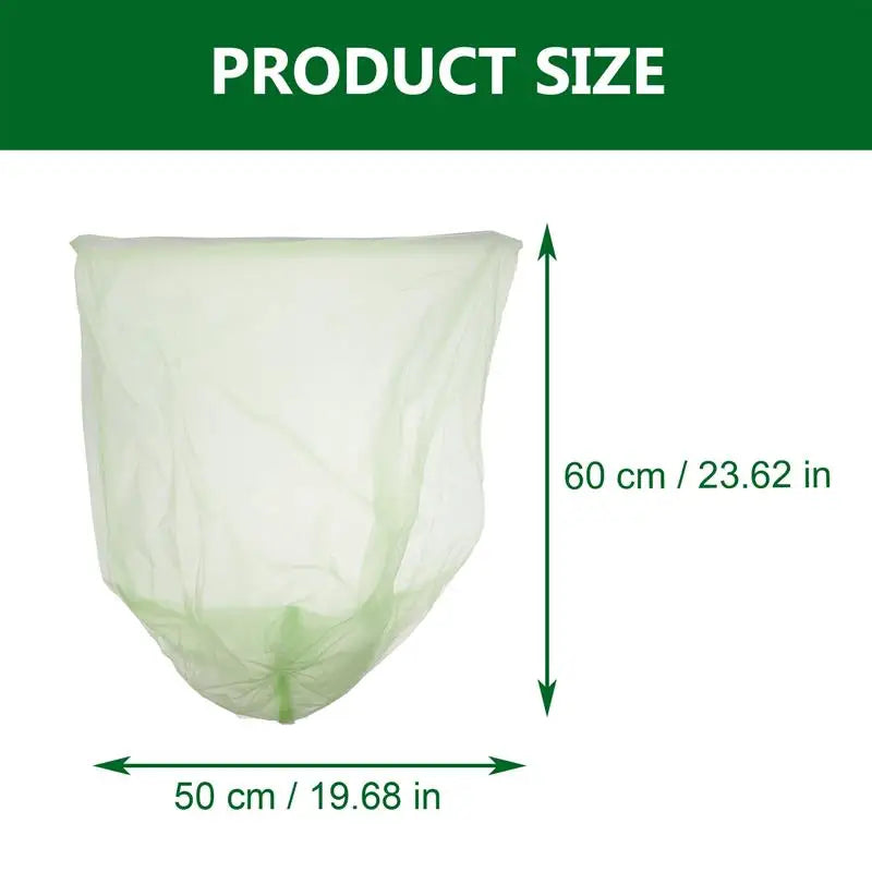 100 Biodegradable Small Trash Bags – 60×50cm – Eco-Friendly, Leakproof Kitchen & Office Can Liners