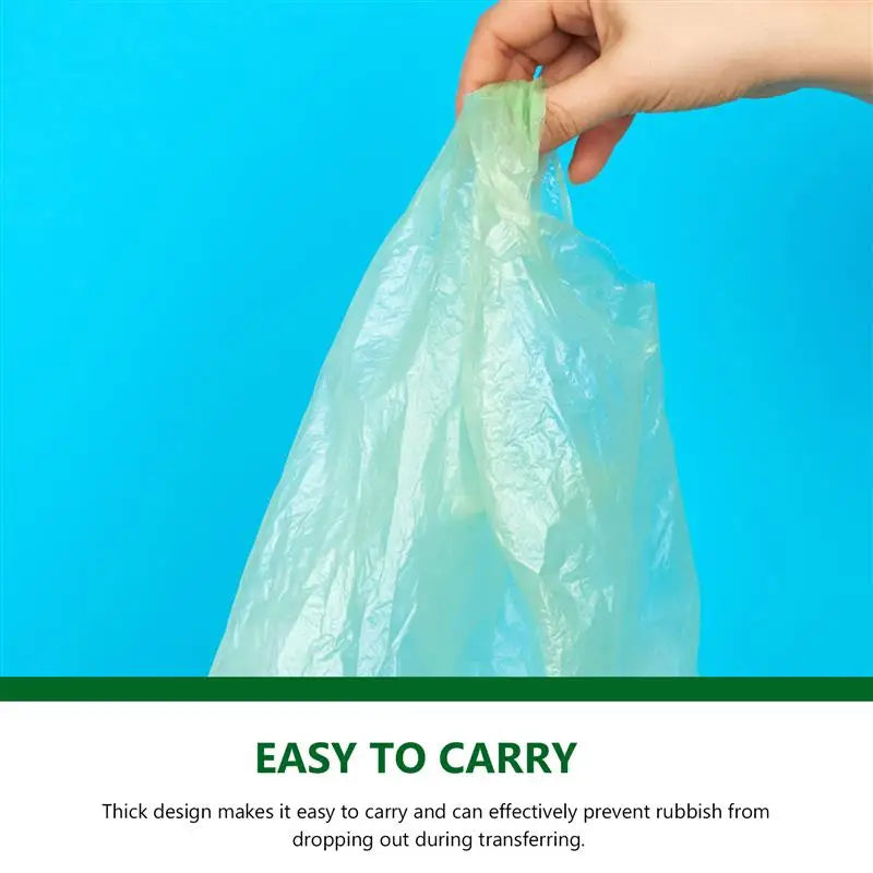 100 Biodegradable Small Trash Bags – 60×50cm – Eco-Friendly, Leakproof Kitchen & Office Can Liners